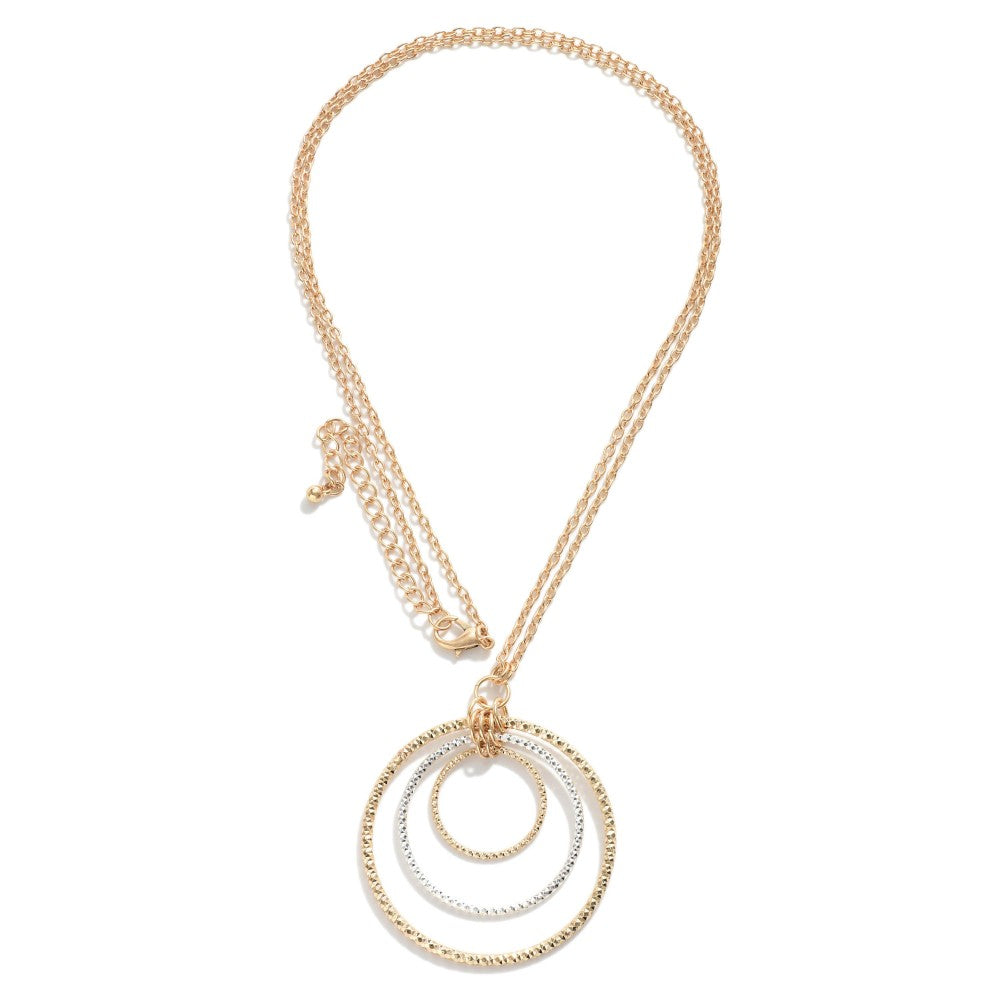 Layered Circle Pendant