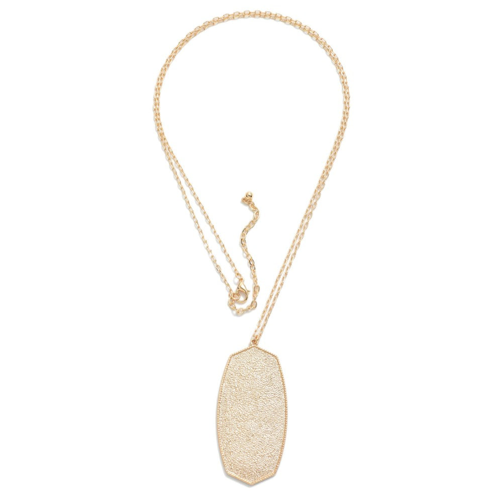 Textured Metal Pendant
