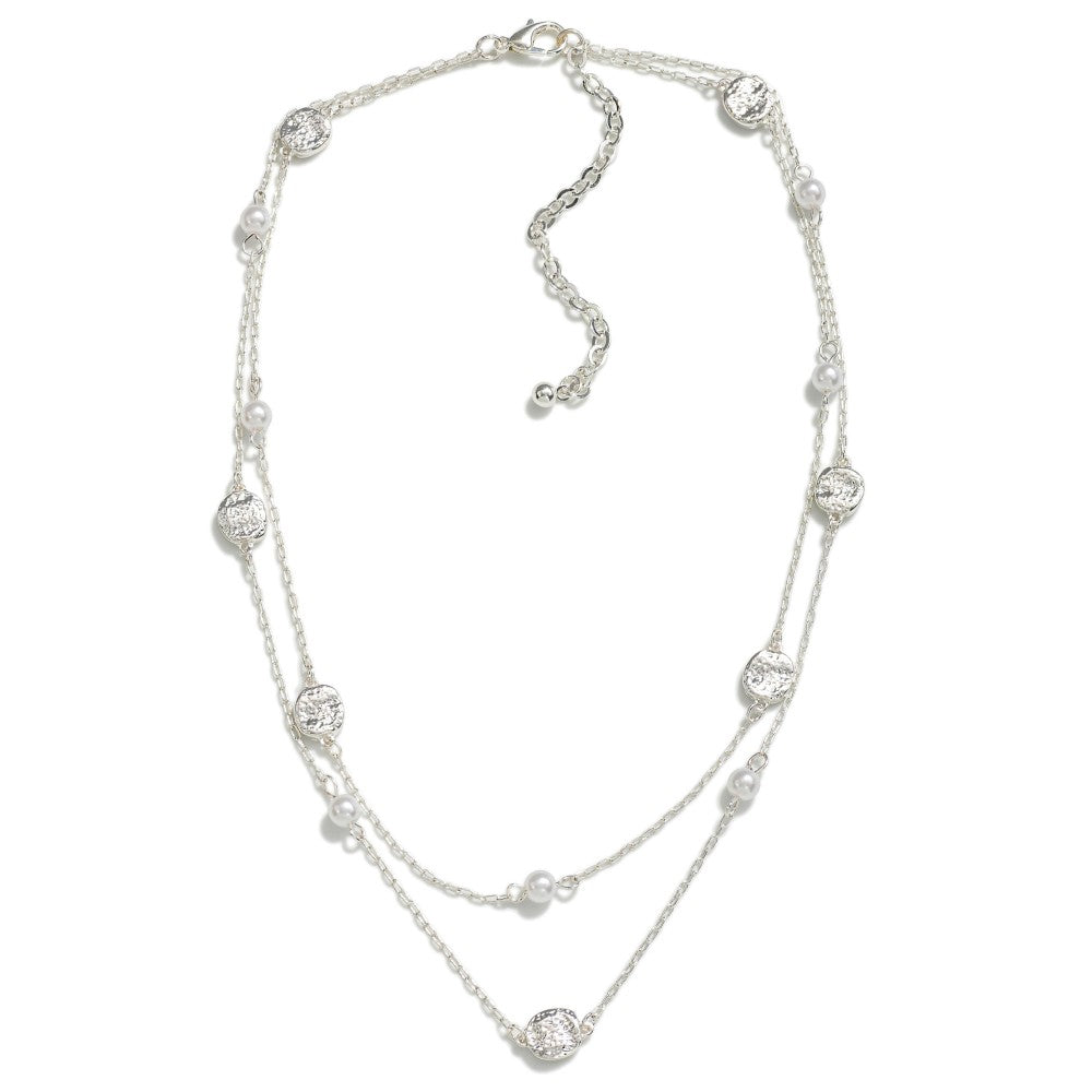 Linked Charm & Pearls
