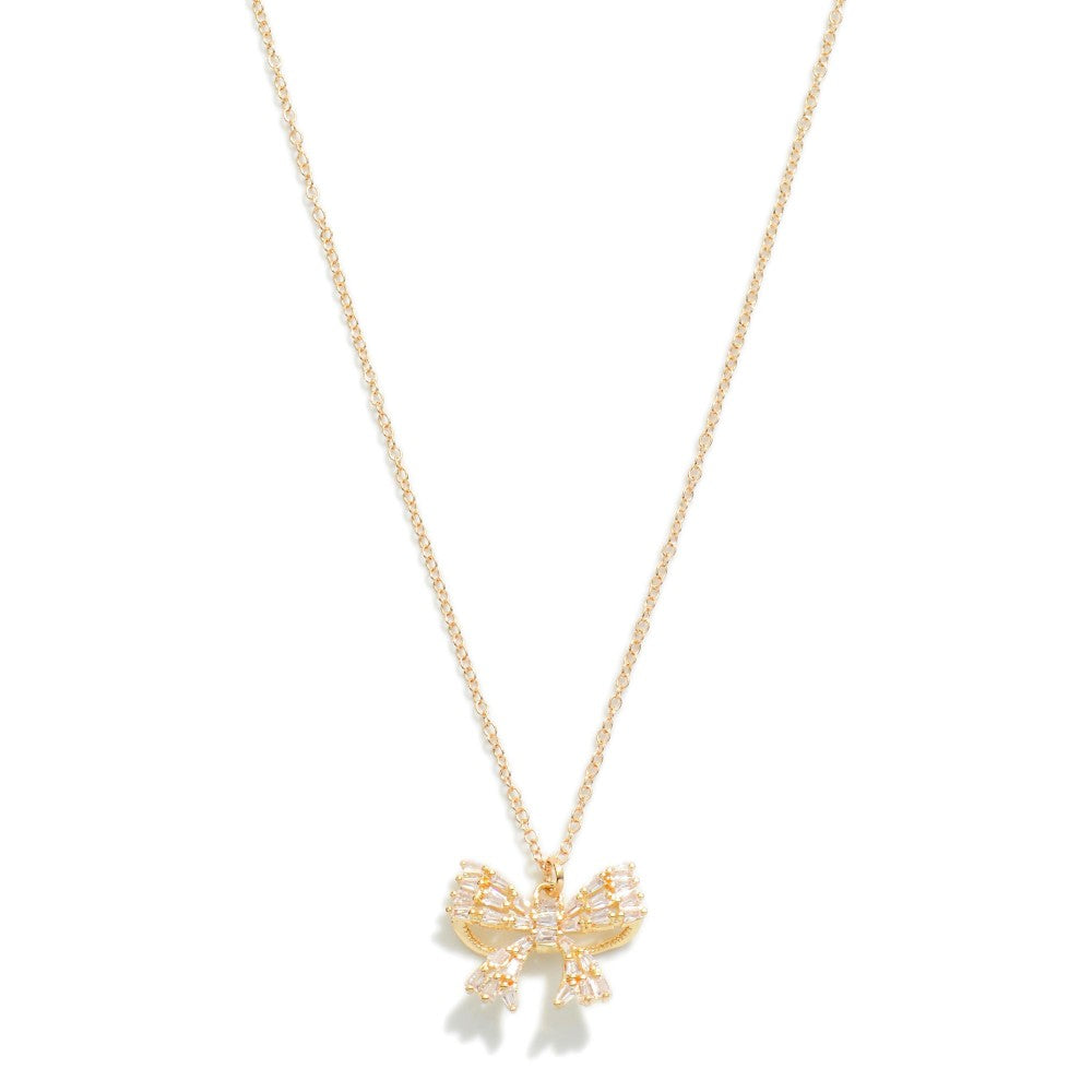 Linked Bow Pendant