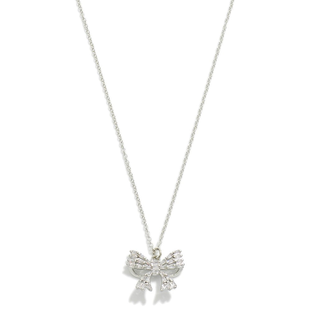 Linked Bow Pendant