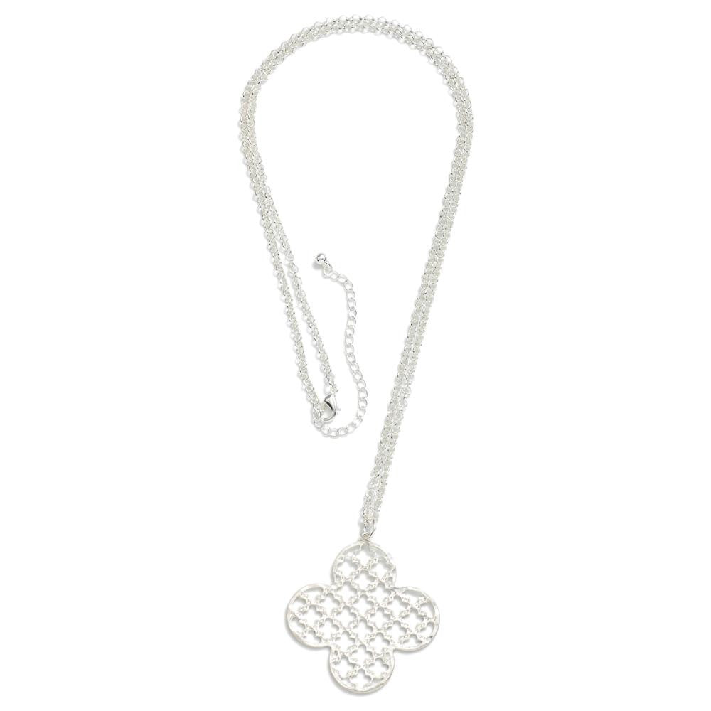 Clover Cut Out Pendant