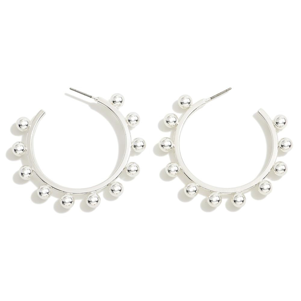 Border Beaded Half Hoop