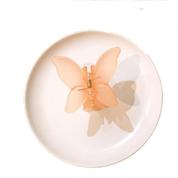 Frosted Butterfly Hair Clip