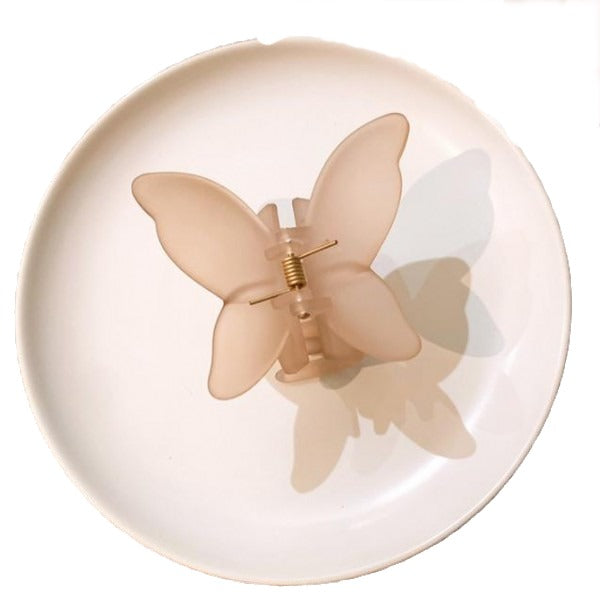 Frosted Butterfly Hair Clip