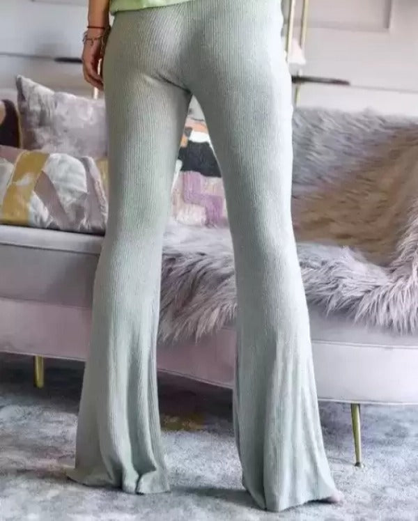 Knitted Palazzo Pants