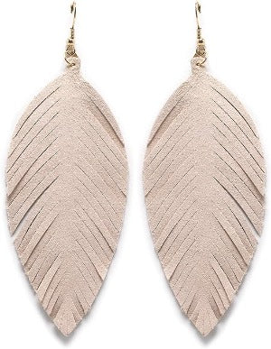 Fringe Feather Tear Drops