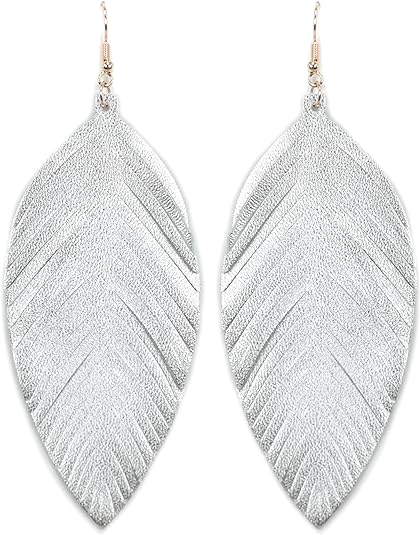 Fringe Feather Tear Drops