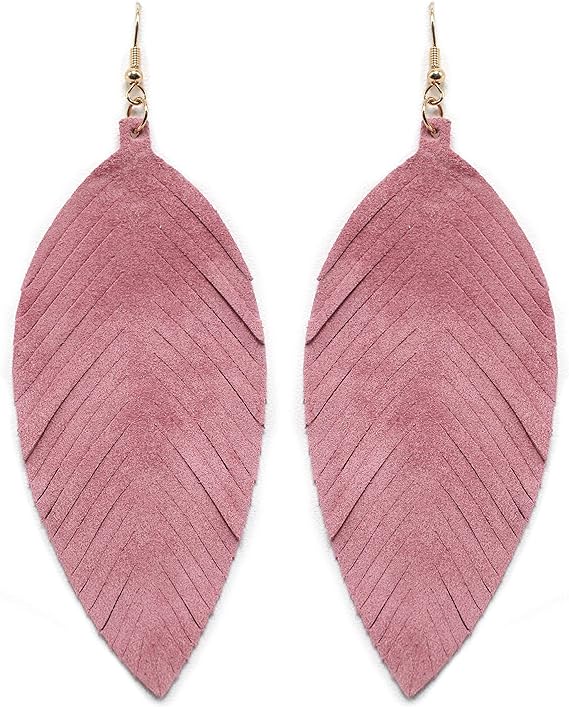 Fringe Feather Tear Drops