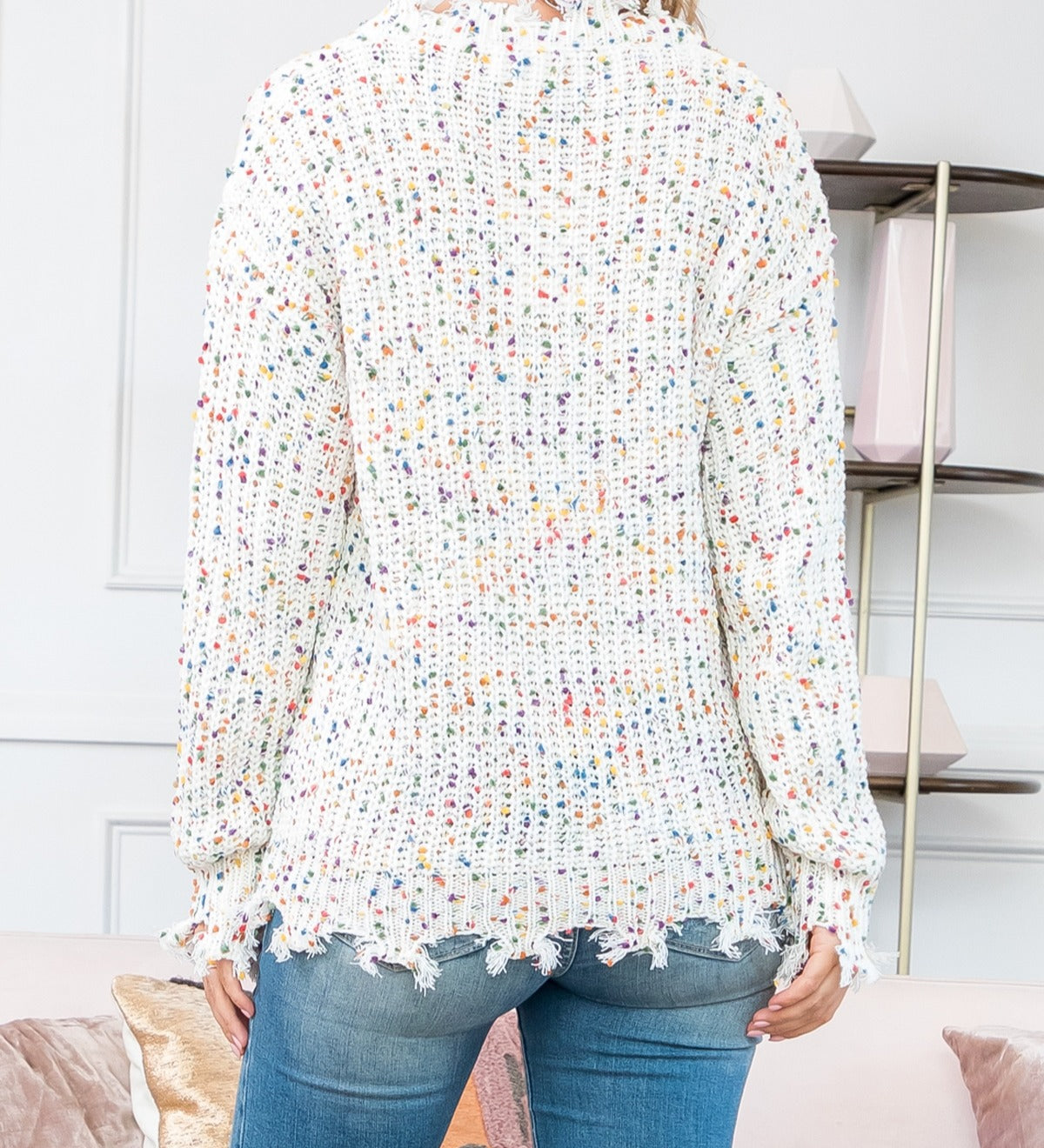 Tassel Knitted Top