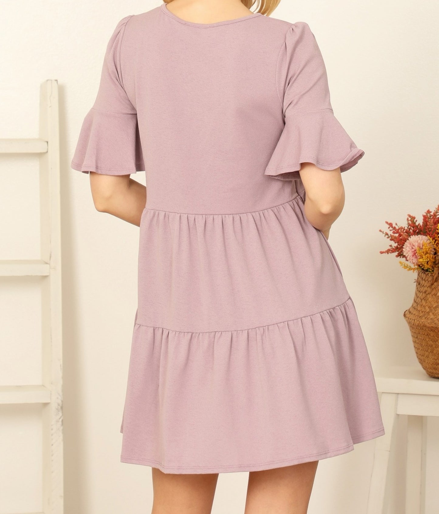 Flounce Tiered Dress