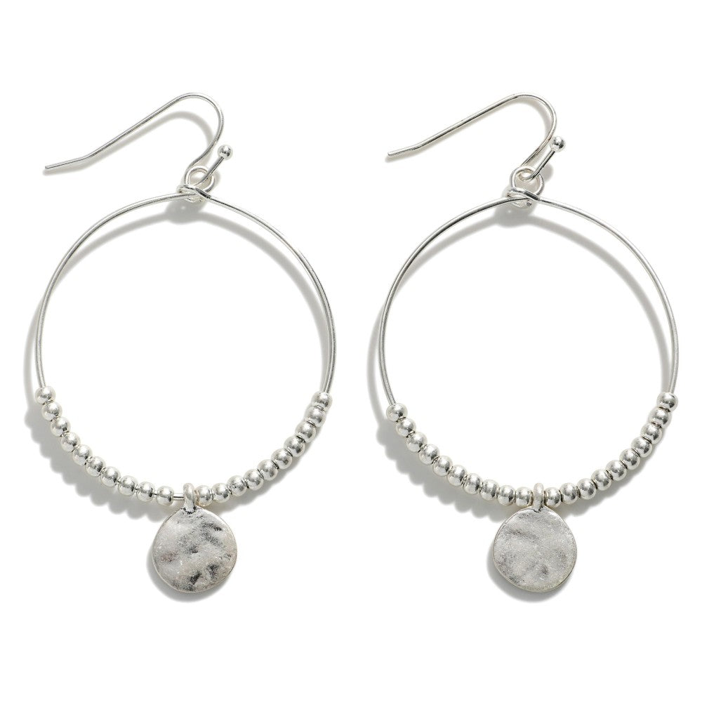 Circled Charm Hoop