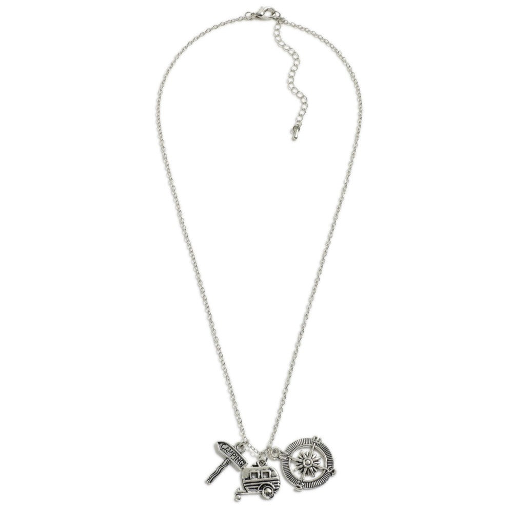 Camping Charmed Pendant