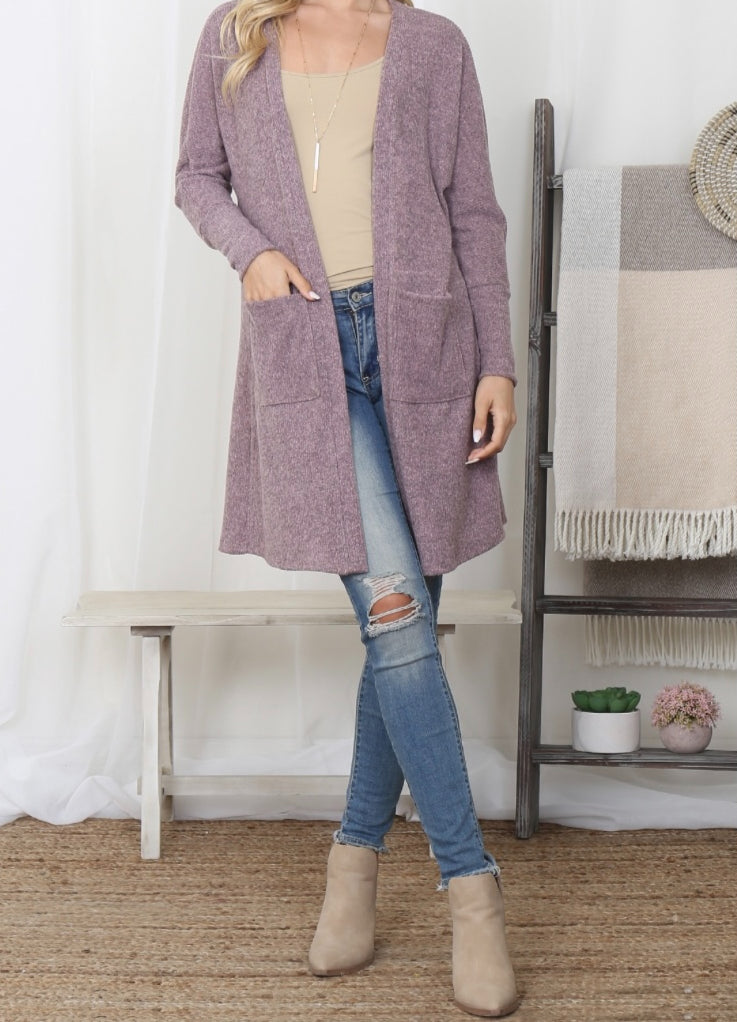 Hacci Brush Cardigan