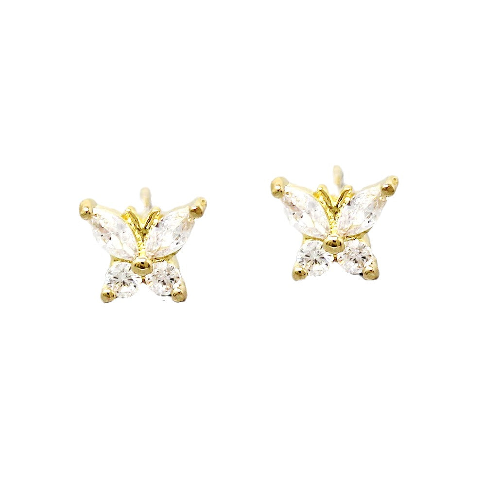 Paved Butterfly Studs
