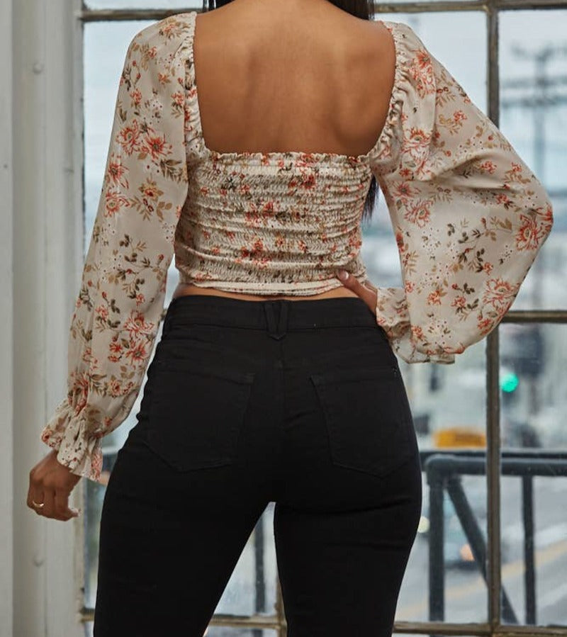 Ruched Crop Top