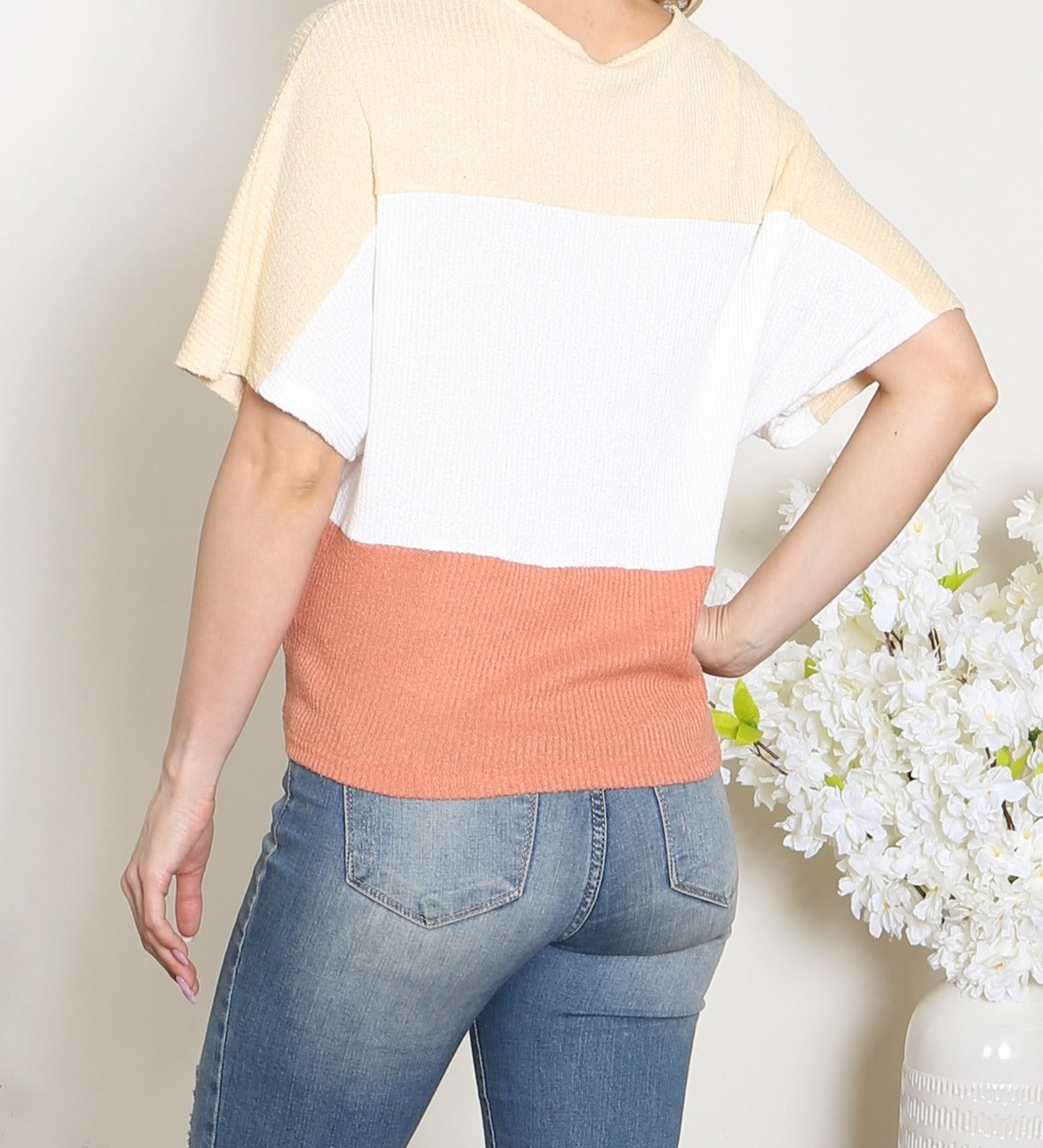 Button Down Ribbon Top