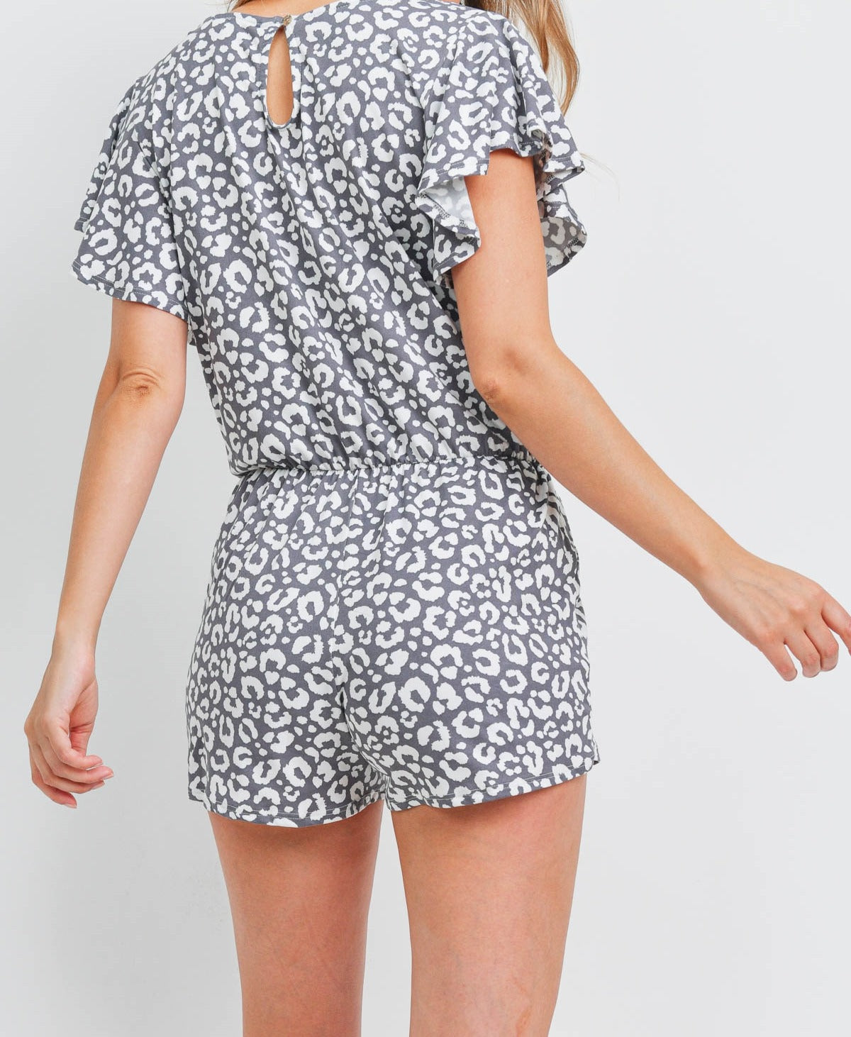 Chic Leopard Romper