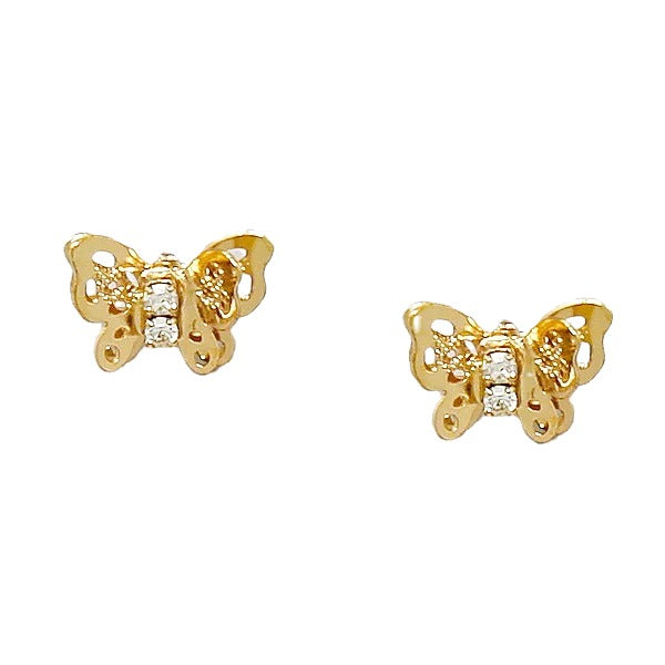 Flourishing Butterfly Studs