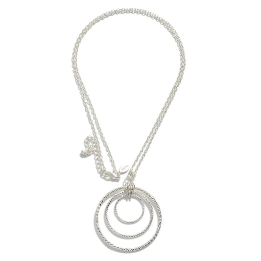 Layered Circle Pendant