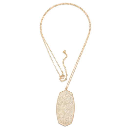 Textured Metal Pendant