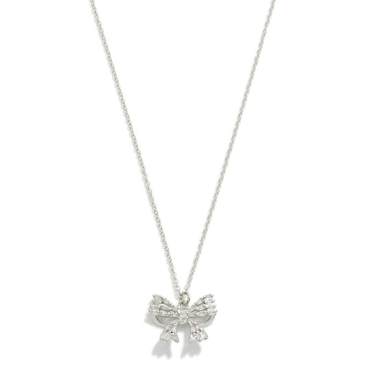 Linked Bow Pendant