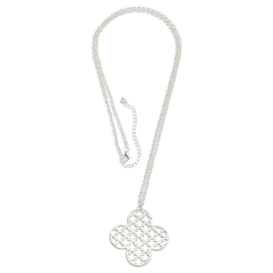 Clover Cut Out Pendant