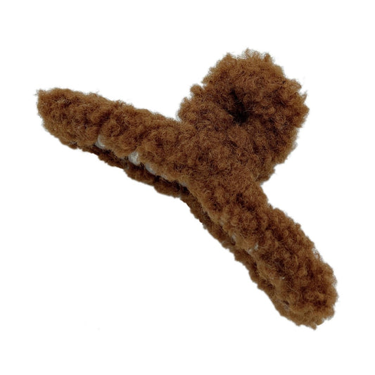 Faux Fur Hair Clip
