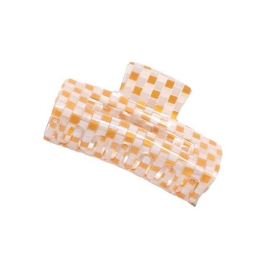 Checkerboard Hair Clip