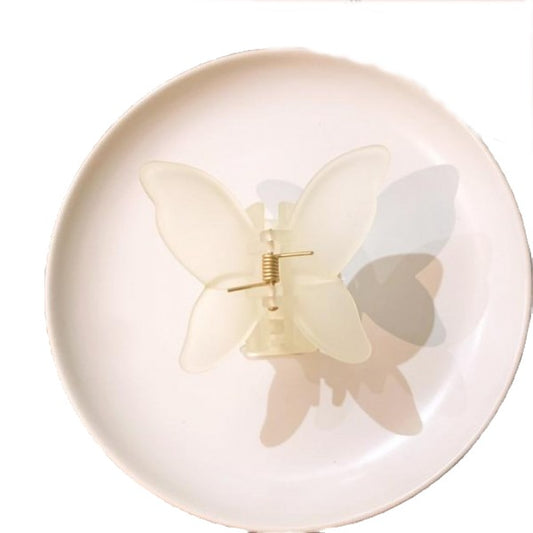 Frosted Butterfly Hair Clip