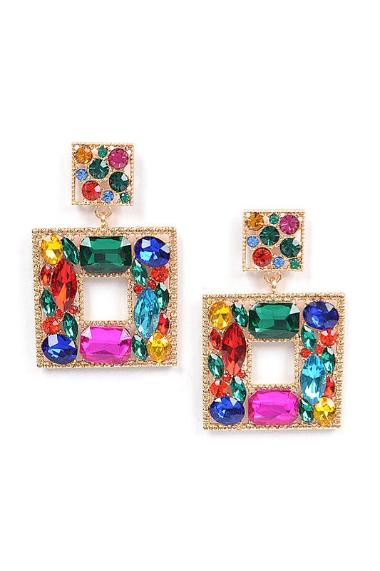 Double Squared Rhinestone