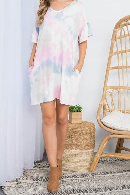Tie Dye Oversized Dress