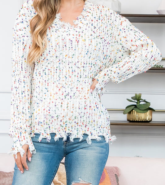 Tassel Knitted Top